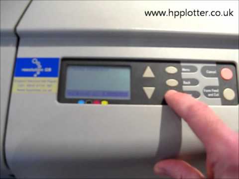 Designjet 500/800 Series - Adding to a network on your printer