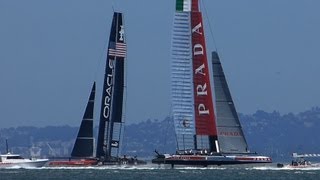 America's Cup: Practice: Oracle Team USA & Luna Rossa Challenge, July 8 2013