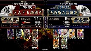 戦国大戦 傾奇者対決 [2014/05/25] とんする誠樹 VS 括約筋の活躍