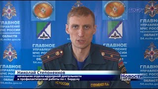 За три дня в Бердске произошло 4 пожара