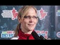 2012 Scotties Tournament of Hearts Draw 8 Media Scrum