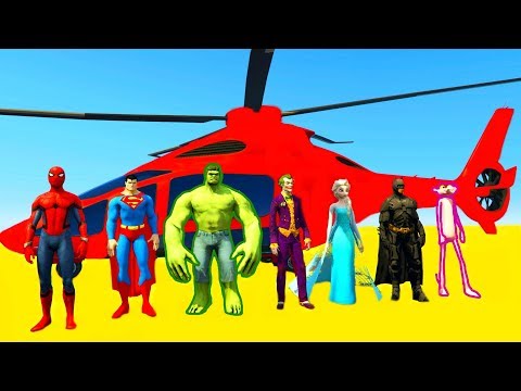 Fun Learn Color Helicopter with Cartoon for Children & Babies Nursery Rhym