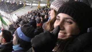 Verona-Napoli 12-01-14 0-3 Gol Mertens Live in HD dal settore ospiti