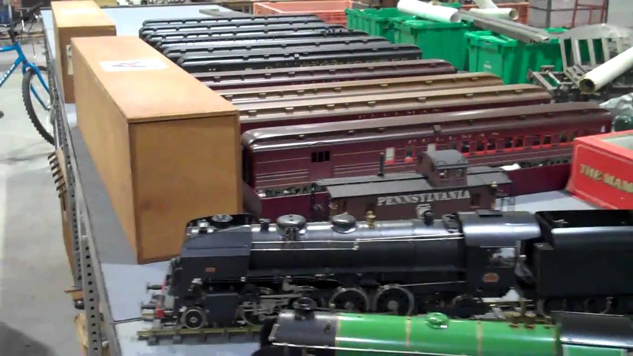 Scale Trains for Sale at Cabin Fever Expo 2011 - YouTube