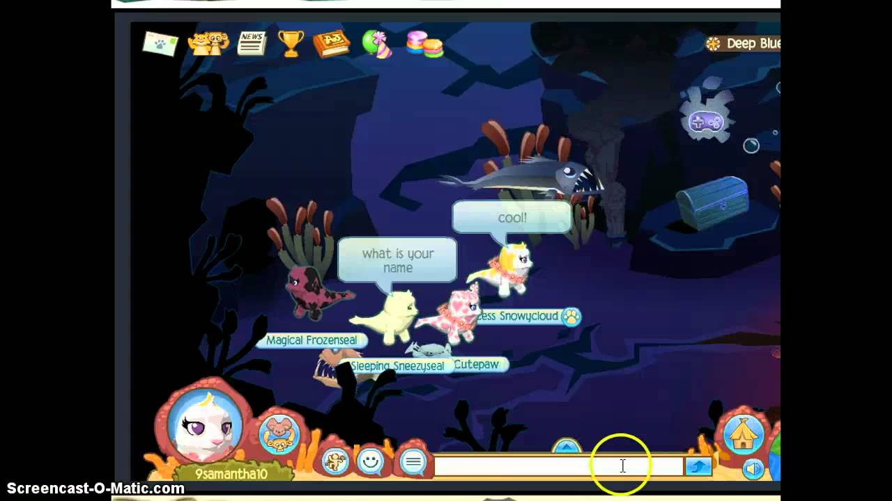 Animal jam deep blue journey book - YouTube