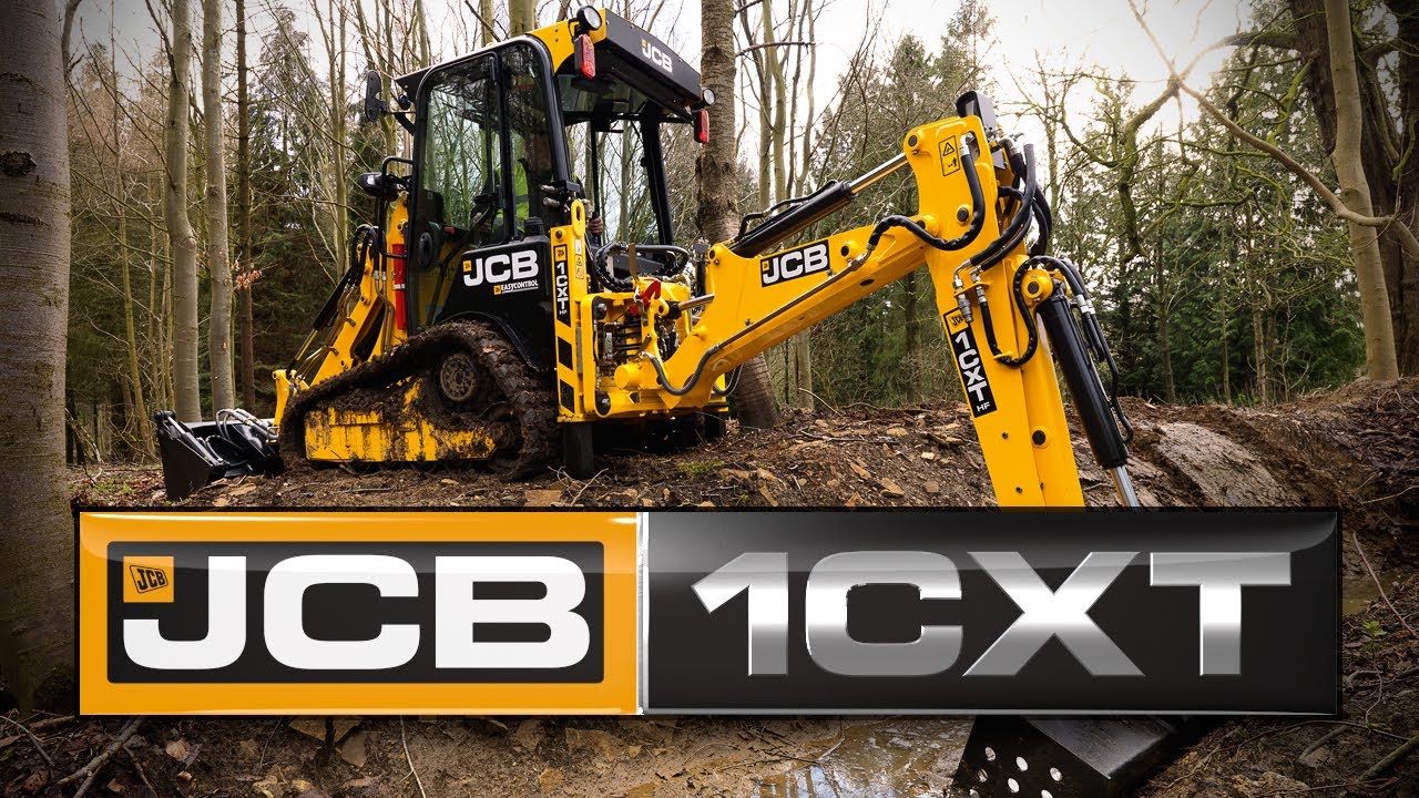JCB 1CXT The World's smallest backhoe Now with tracks! YouTube