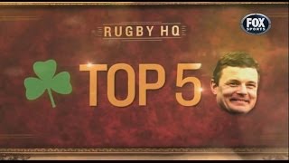 Rugby HQ: Top 5 Brian O'Driscoll moments