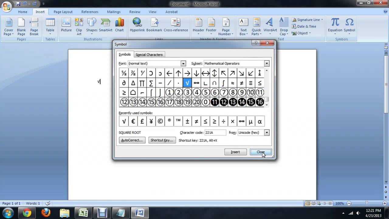 how to type a squared symbol in powerpoint online mac