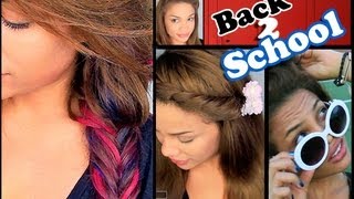 EASY Back to School Hairstyles! | AndreasChoice