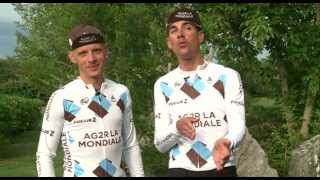 DANS LA ROUE d'AG2R LA MONDIALE 2013 - TOUR DE FRANCE - Etape 2