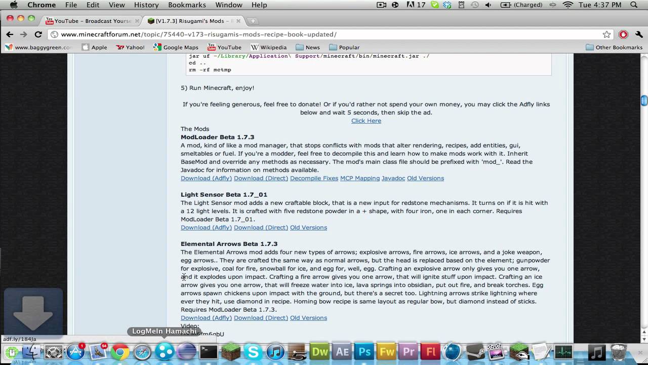 INSTALLING MODLOADER MINECRAFT