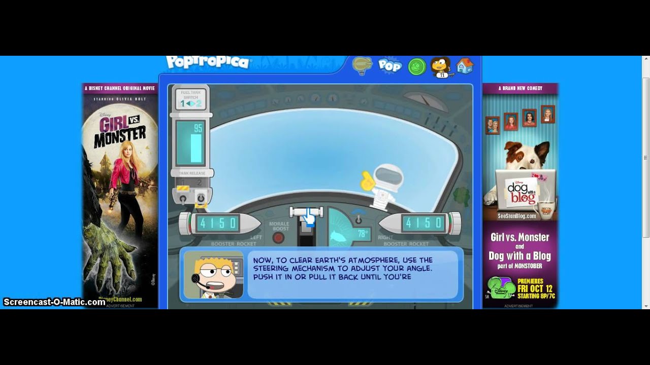 Poptropica Lunar Colony Walkthrough Part 1 - YouTube