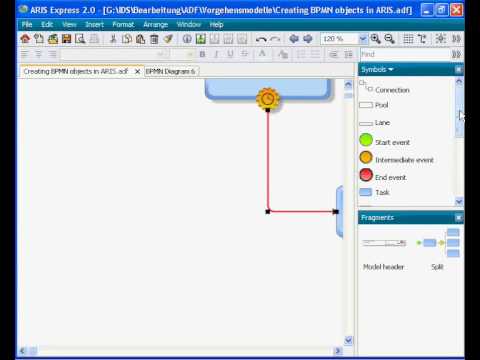 BPMN 2: Placing text annotations - YouTube