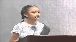 Discurso de niña indígena sorprende en Nuevo Leon, | Para que EPN aprenda.