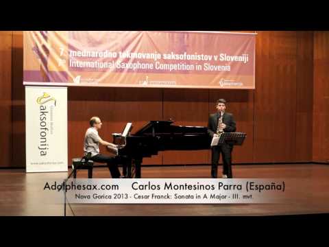 Carlos Montesinos Parra - Cesar Frank Sonata in A Major 3rd Mov