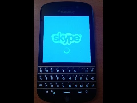 How To Download Skype For Blackberry [Playbook, Curve, Z10] - YouTube