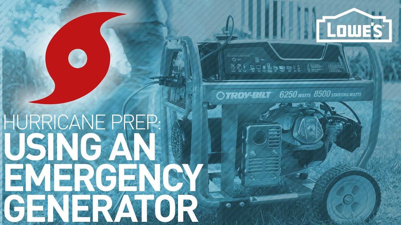 Emergency Portable Generators Hurricane Preparedness YouTube