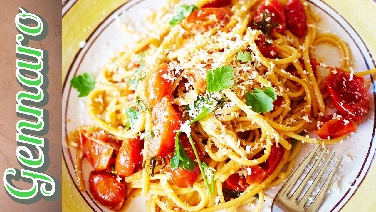 Perfect Tomato and Mozzarella Linguini Gennaro Contaldo YouTube