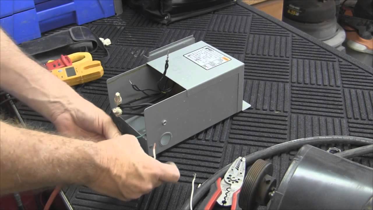 How to Wire a Buck Boost Transformer - YouTube