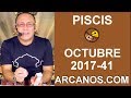 Video Horscopo Semanal PISCIS  del 8 al 14 Octubre 2017 (Semana 2017-41) (Lectura del Tarot)