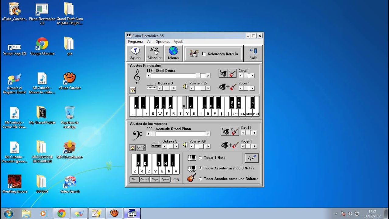 DESCARGAR PIANO ELECTRONICO 2.5 GRATIS