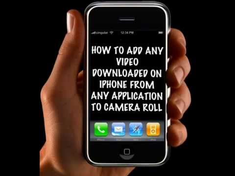 how to add a youtube video to your camera roll