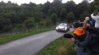 ADAC WRC Deutschland Rallye 2013 VW Unfall Waldrach