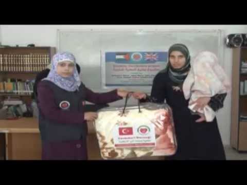 Yardimeli society distributed 100 winter blankets