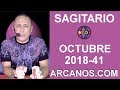 Video Horscopo Semanal SAGITARIO  del 7 al 13 Octubre 2018 (Semana 2018-41) (Lectura del Tarot)