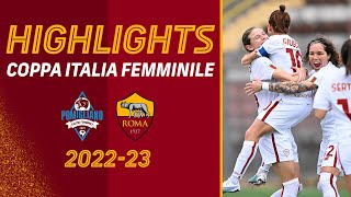 🐺? Grande vittoria! Pomigliano 1-8 Roma | COPPA ITALIA FEMMINILE | Highlights 2022-23
