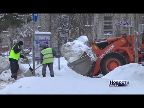 Требуется помощь в очистке улиц городским службам Бердска