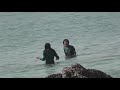 Chinese Burmese girls swimming and having fun in Ngapali Beach.m2ts