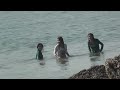 Chinese Burmese girls swimming and having fun in Ngapali Beach.m2ts