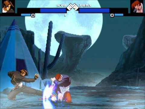 EVE MUGEN HD 2013- Kyo(me) Vs. Orochi Iori - YouTube