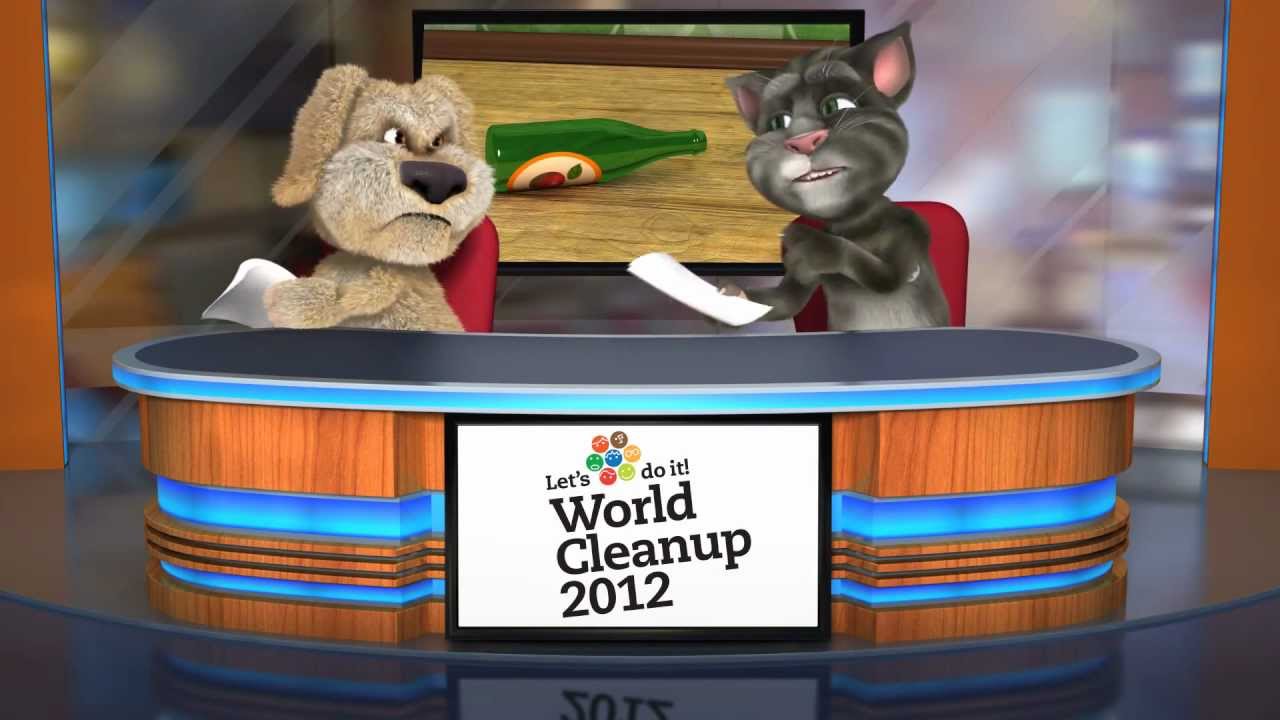 Talking Tom and Ben News World Cleanup 2012 - YouTube