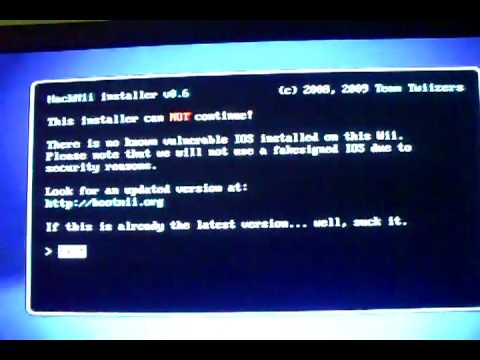 Hackmii v0.6 Menu 4.3U prob. - YouTube