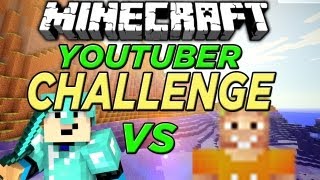 Minecraft YOUTUBER CHALLENGE - LPMITKEV VS GOMMEHD