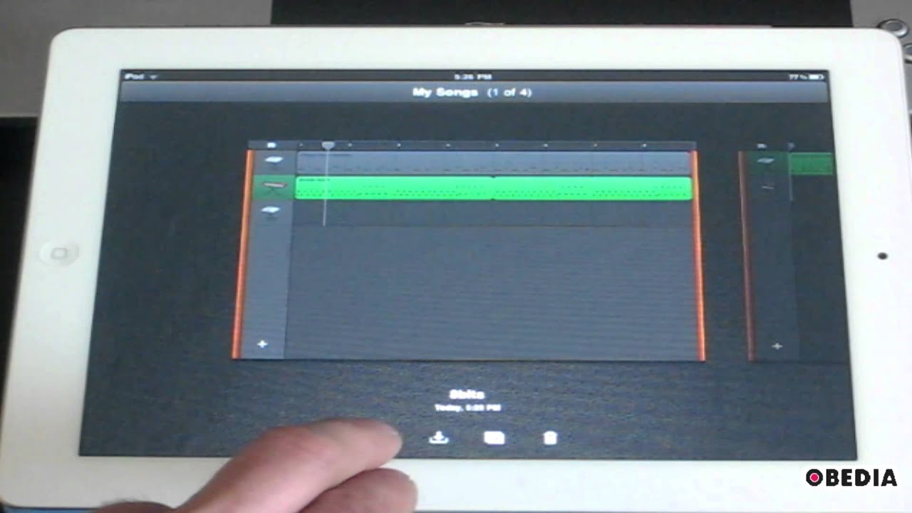 import mp3 to garageband iphone