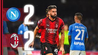 Giroud bags a brace at the Maradona | Napoli 2-2 AC Milan | Serie A Highlights