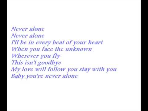 Never Alone Lady Antebellum Lyrics