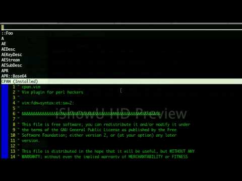 cpan.vim - YouTube