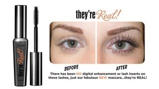 BENEFIT: THEY'RE REAL MASCARA REVIEW PLUS DEMO!