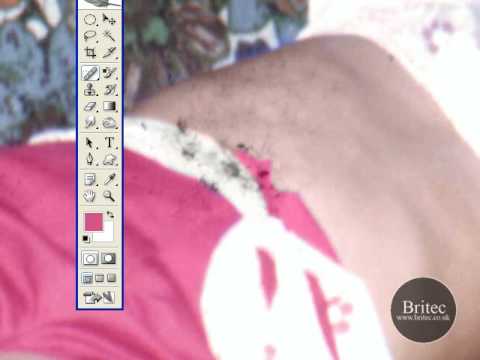 Removing Stains, Dirt and Discoloration in Photoshop - YouTube