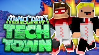 REWI und ICH SIND SÜß! | MINECRAFT TECHTOWN #1 | Rotpilz