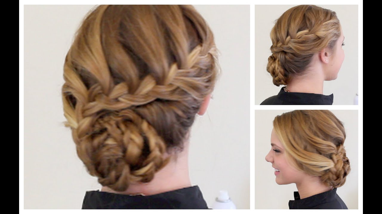 Braided Formal Updo  YouTube