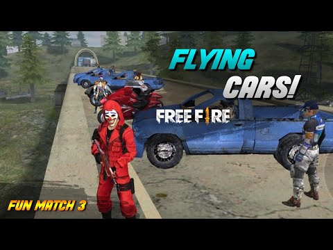 Flying Car Race in Mill Bridge in Free fire // Fun match #1 - Garena free fire ||PVS ARMY🇮🇳