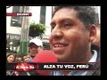 Los peruanos hacen oír su voz pasando la prueba del helio