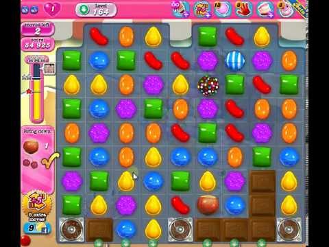 How to beat Candy Crush Saga Level 164 - 2 Stars - No Boosters - 96