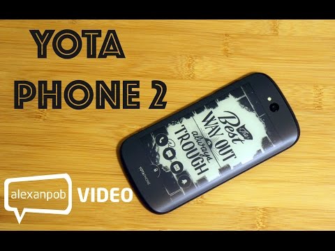 Видео обзор YotaPhone 2: два экрана одного смартфона