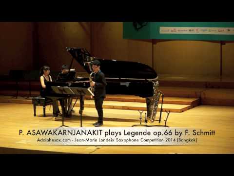P ASAWAKARNJANAKIT plays Legende op 66 by F Schmitt